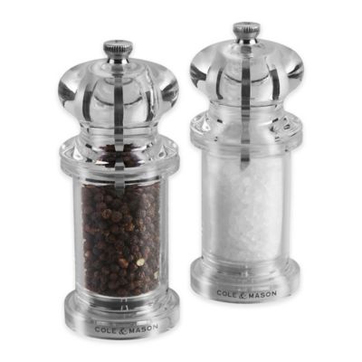 pepper mill salt shaker set