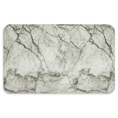 Mohawk Home&reg; Marble Lux Ultra Cushion Kitchen Mat in Grey/White. View a larger version of this product image.