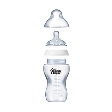 Tommee Tippee Closer to Nature 3-Pack 11 oz. Added Cereal Clear Bottles. View a larger version of this product image.