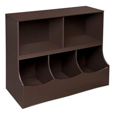Badger Basket 5-Compartment Cubby in Espresso