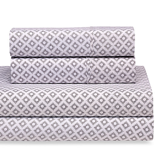 Alternate image 1 for Home Collection Polaris Full Sheet Set in Grey