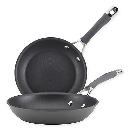 Alternate image 1 for Circulon Radiance Nonstick Hard-Anodized 2-Piece Skillet Set in Grey