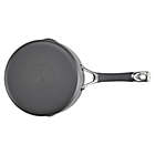 Alternate image 3 for Circulon Radiance 3 qt. Nonstick Hard-Anodized Covered Straining Saucepan in Grey
