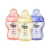 Tommee Tippee Closer to Nature 3-Pack 9 oz. Color My World Bottle in Pink Assortment