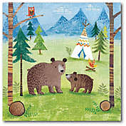 Courtside Market&trade; Woodland Family Bears 16-Inch x 1.5-Inch Framed Wrapped Canvas