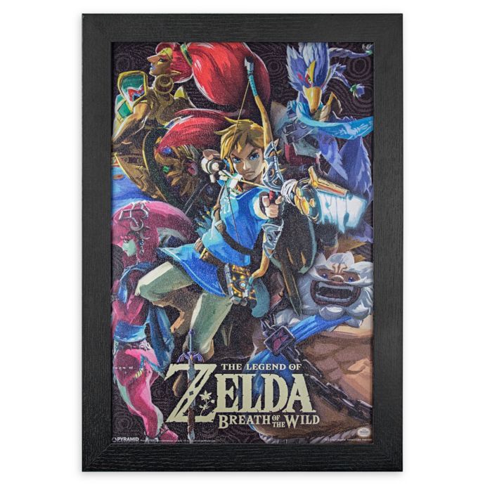 Nintendo Zelda 13 Inch X 19 Inch Framed Wall Art Bed Bath Beyond