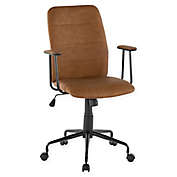 LumiSource&reg; Faux Leather Swivel Fredrick Office Chair