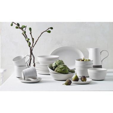 Bee & Willow&trade; Milbrook 14-Inch Oval Platter in White. View a larger version of this product image.