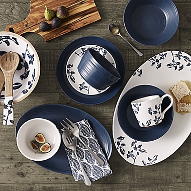 Bee &amp; Willow&trade; Milbrook Charger Plate in Blue. View a larger version of this product image.