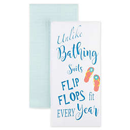 Flip Flops 2-Pack Kitchen Towels