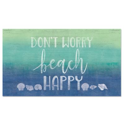 beach kitchen mat