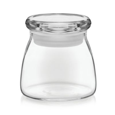 large glass spice jars