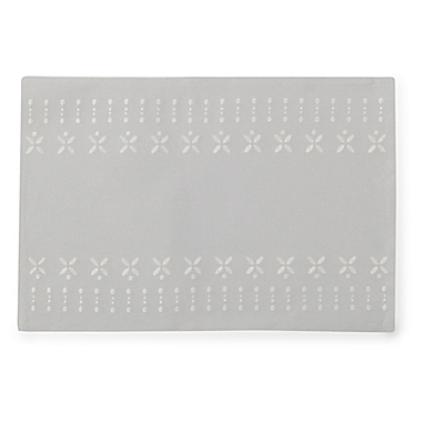 kate spade new york Willow Court Placemat in Platinum. View a larger version of this product image.