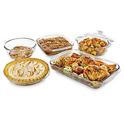 Libbey® Glass Bakers 5-Piece Bakeware Set in Clear