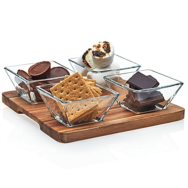 Libbey&reg; Glass Acacia 5-Piece Serving Set. View a larger version of this product image.