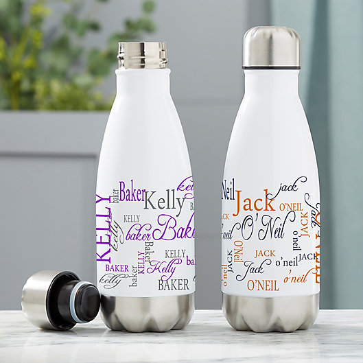 Alternate image 1 for All Mine! Personalized Insulated Water Bottle
