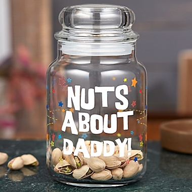 Nuts About...Personalized Glass Treat Jar. View a larger version of this product image.