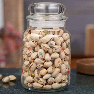 Nuts About...Personalized Glass Treat Jar. View a larger version of this product image.
