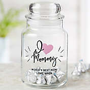 We Love...Personalized Glass Treat Jar for Her