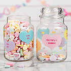 Alternate image 0 for Conversation Hearts Personalized Candy Jar