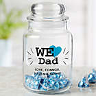 Alternate image 0 for We Love...Personalized Glass Treat Jar for Him
