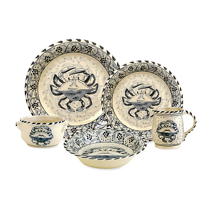 Alternate image 1 for Blue Crab Bay Co.® Stoneware Dinnerware Collection