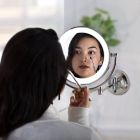 Alternate image 6 for Zadro&trade; 10X/1X Dual-Sided Round LED Lighted Wall Mount Mirror in Chrome