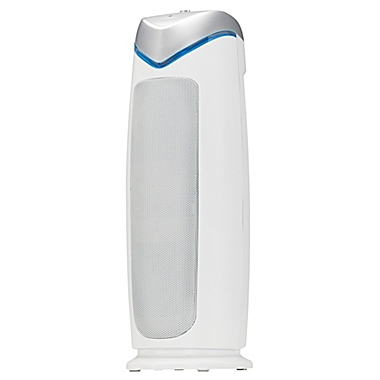 GermGuardian&reg; 22-Inch 3-in-1 HEPA Tower with UV-C Tower Air Purifier in White. View a larger version of this product image.