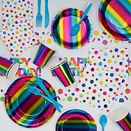 Creative Converting™ 81-Piece Rainbow Birthday Party Supplies Kit