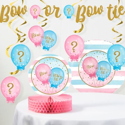 Creative Converting&trade; 8-Piece Gender Reveal Balloons Party Decorations Kit