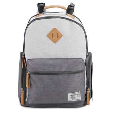 eddie bauer backpack grey tan