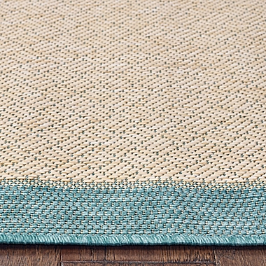 Destination Summer Miami Border Area Woven Rug. View a larger version of this product image.