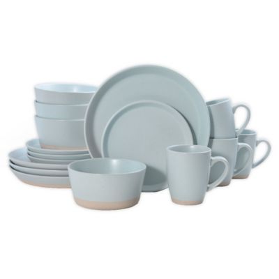 baby blue dinner set