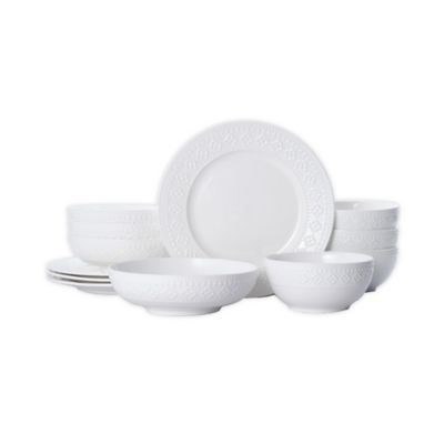white dish set