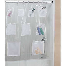 Creative Bath™ Pockets Shower Curtain in Clear
