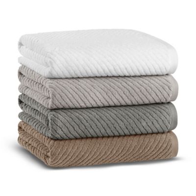 gray chevron bath towels