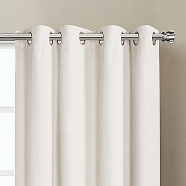 Therapedic&reg; Nantes 84-Inch 100% Blackout Grommet Window Curtain Panel in Beige (Single). View a larger version of this product image.