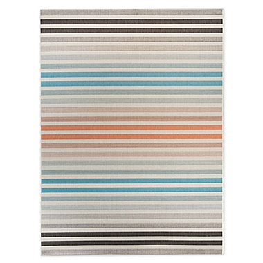 Destination Summer Miami Sorbet 5&#39;3 x 7&#39; Area Rug in Multicolor. View a larger version of this product image.