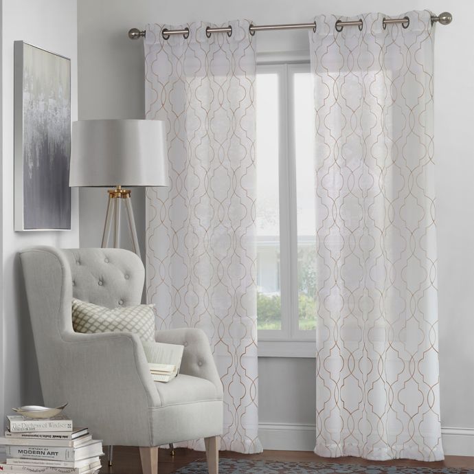 Fremont 4 Pack Grommet Window Curtain Panel Set Bed Bath Beyond