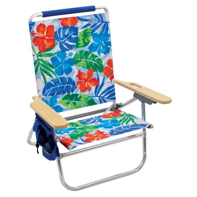 The Genuine Beach Bum Tropical Flower Print Chair | Bed Bath & Beyond