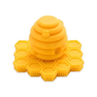 ScrubBEE Buzzy Body Brush in Yellow. View a larger version of this product image.