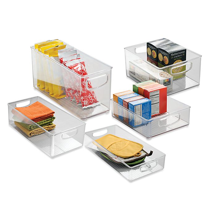 idesign® cabinet binz™ storage bin | bed bath & beyond