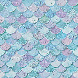 Arthouse Mermazing Scales Wallpaper in Ice Blue