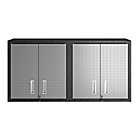 Alternate image 0 for Manhattan Comfort Fortress Floating Garage Cabinets in Grey (Set of 2)