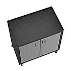Alternate image 6 for Manhattan Comfort Fortress 31.5-Inch Mobile Garage Cabinet with Shelves in Grey