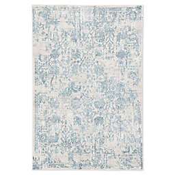Jaipur Living Floral Clara 7'6 x 9'6 Area Rug in Silver