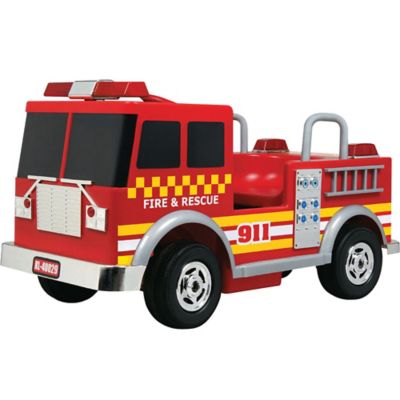 fire truck 12 volt ride on toy
