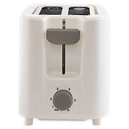 Continental Electric 2-Slice Cool Touch Toaster in White