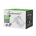Alternate image 3 for Continental Electric 5-Speed Hand Mixer in White