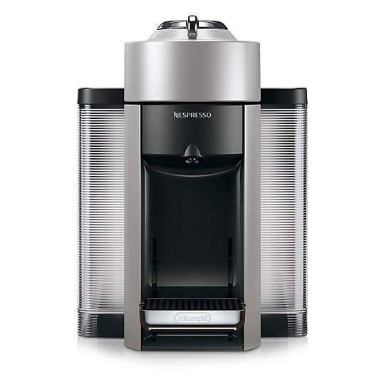 Alternate image 1 for Nespresso Vertuo by De’Longhi Coffee and Espresso Maker with Aeroccino Milk Frother in Silver